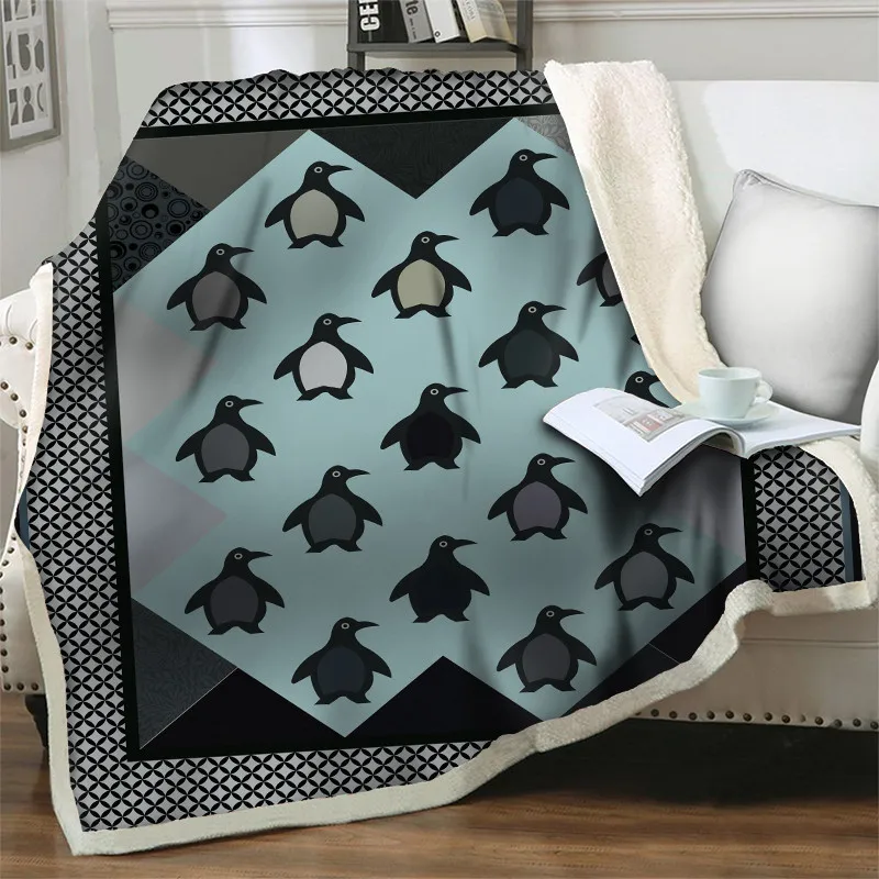 3D Cartoon Cat Print Sherpa Blanket Bedspread Plush Soft Warm Throw Blankets For Beds Sofa Home Decor Travel Picnic 