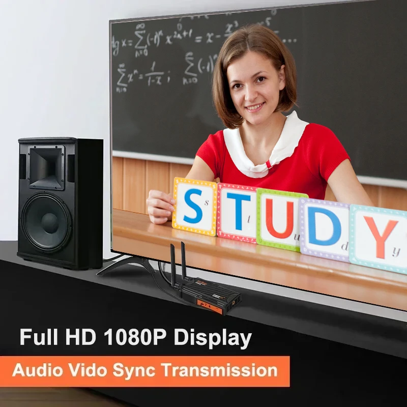 250m Wireless HDMI Sender Video Transmitter Receiver Extender Display Adapter fo