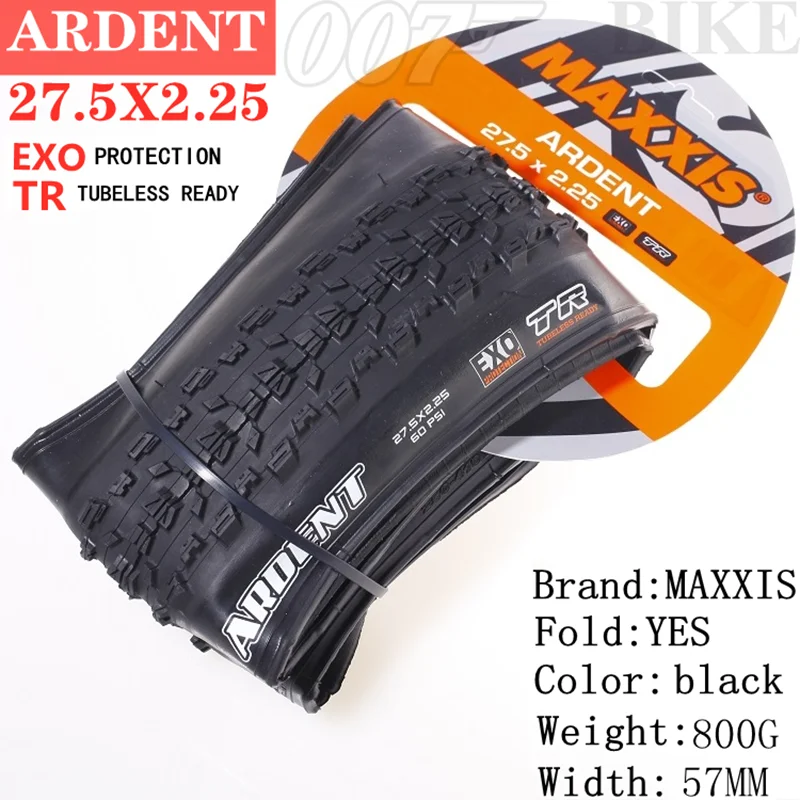 Maxxis Ardent Race Tire- 27.5 x 2.2 3C EXO Tubeless Ready Black