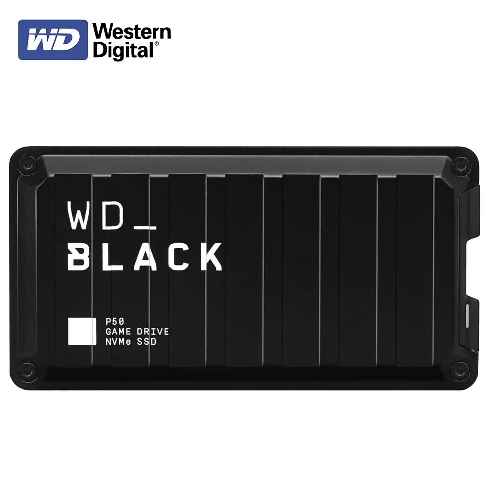 웨스턴 디지털 4TB P50 WD 게임 드라이브 SSD - 휴대용 외장형 솔리드 스테이트 드라이브 SSD, 최대 2,000 MB/s