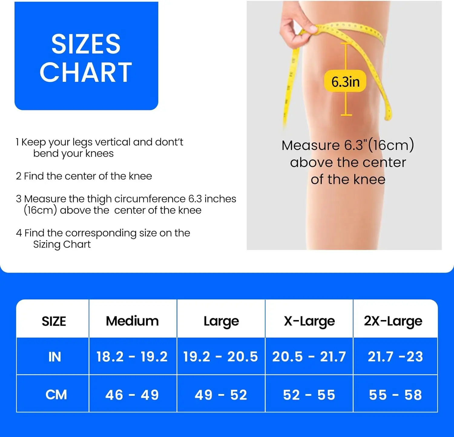 NEENCA Knee Brace Support  with Side Stabilizers for Knee Pain Arthritis Meniscus Tear, ACL, Injury Recovery, Running, Workout