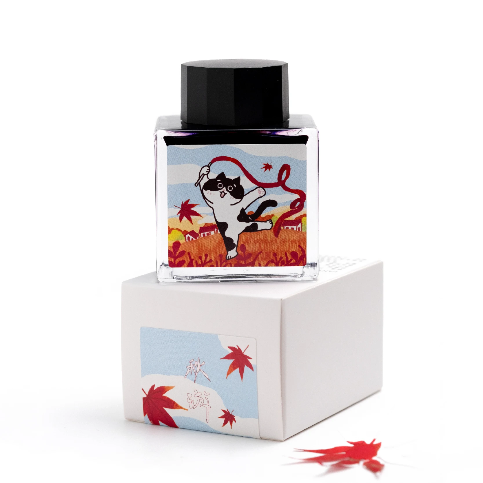 FANYANTAN 2025 가을 한정판 가을 여행용 만년필 잉크 50ml 비탄소 고양이 색상 잉크