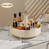 360° Rotating Seasoning Storage Rack Cosmetics Snack Food Organizing Turntable Kitchen Seasoning Bottle storage Rack Fruit Tray 6