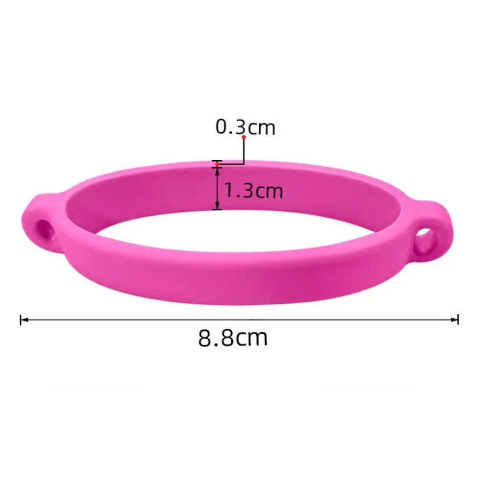 New Silicone Drawstring Ring Portable Water Cup Handle Ring Silicone Ring Strap Bottle Sling Rope Sleeve Water Cup Handle Strap