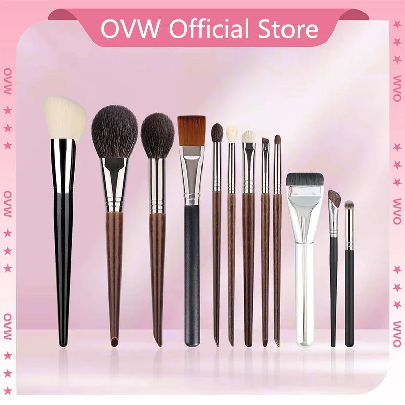 OVW 12pcs Makeup Brushes Set Concealers Blush Eye Shadows Brush Cosmetics Tool