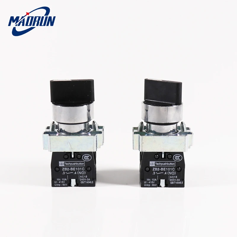 Xb2-Bd21/Bd33 Autobloccante Secondo/Terzo Interruttore Della Manopola Del Cambio Pulsante In Metallo Zb2-Be101C