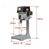High Speed Mini Drilling Machine 340w Drilling Chuck 1-10mm Bench Machine Table 1