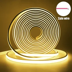 Versatile Dimmable COB LED Neon Strip Light - Flexible Silicone Linear Lighting (DC24V)