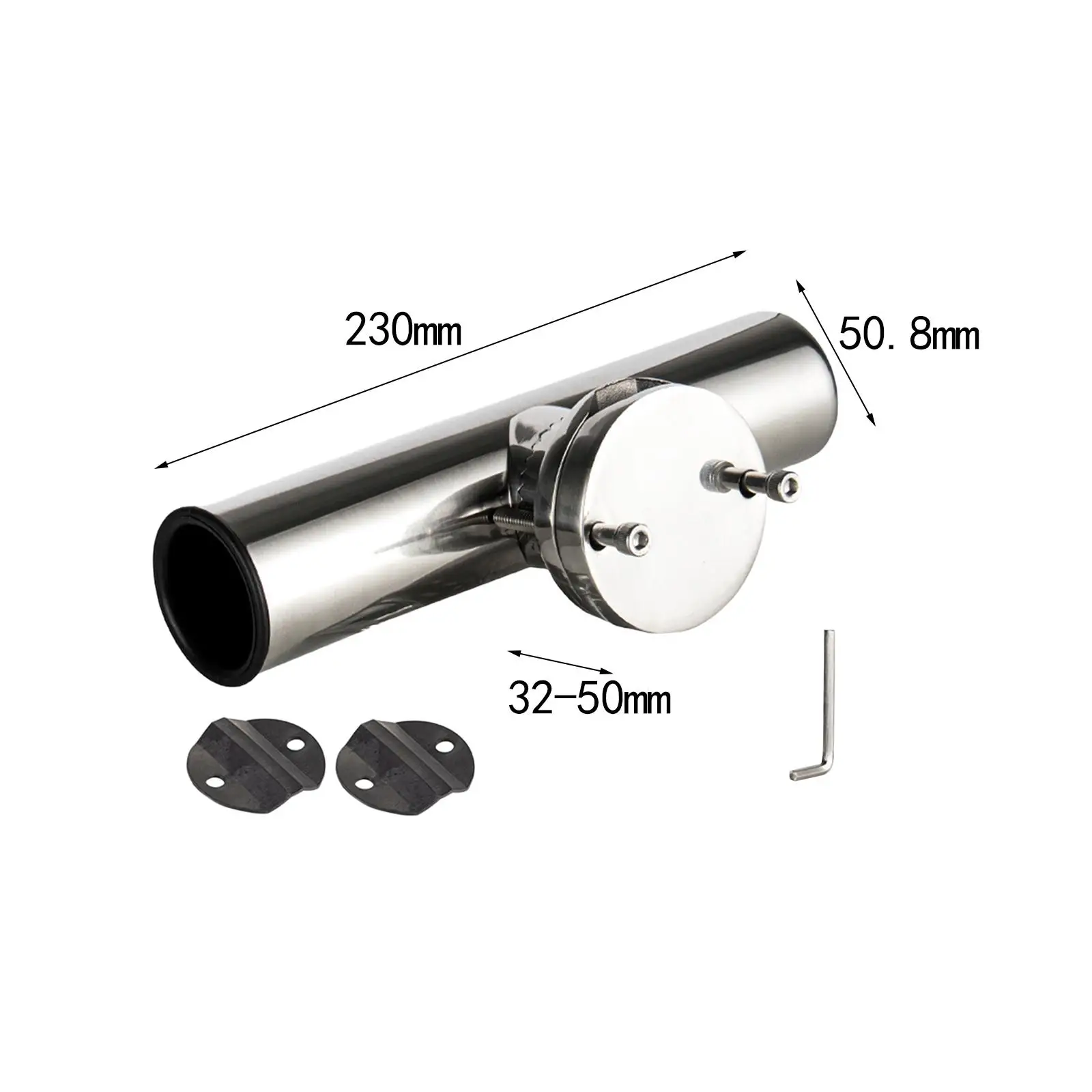 Fishing Rod Holder High Performance Adjustable Fishing Pole Holder Boat Rod Holder Stainless Steel for Truck Yacht RV Rails Boat