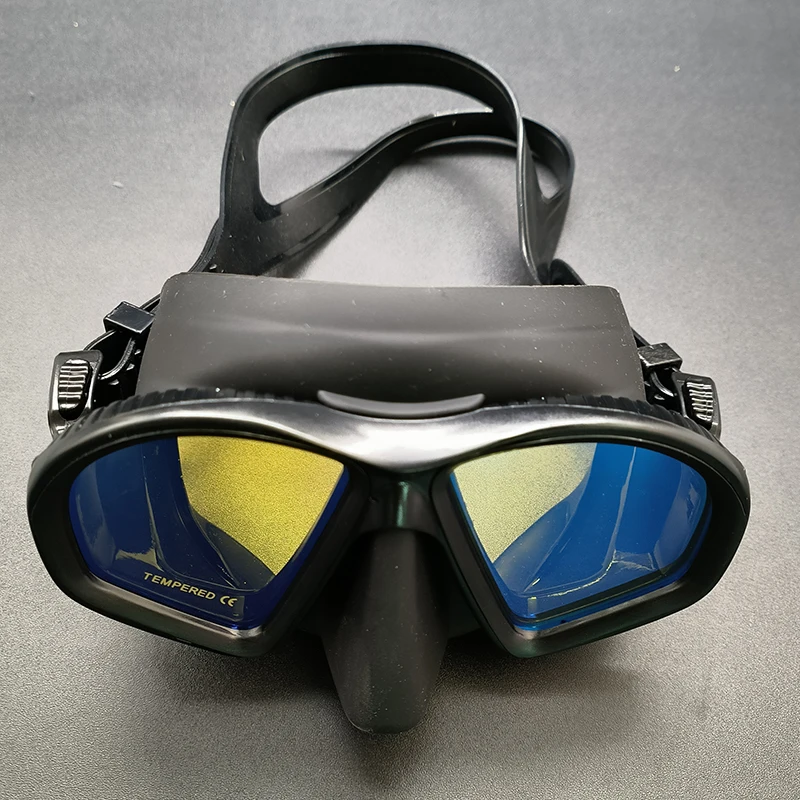 Premium Quality Low Volume Freediving Mask-Teenager Silicone Swimming Mask Mirrored Lens Scuba Dive Glasses snorkeling diving mask diving mask diving goggles