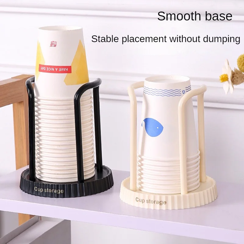 Household Simple Paper Cup Holder Storage Rack Multifunctional Desktop Coffee Milk Tea Cup Storage Rack Cup Taker Without Cup 2