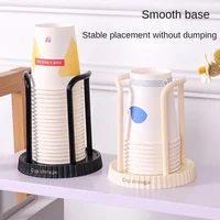 Household Simple Paper Cup Holder Storage Rack Multifunctional Desktop Coffee Milk Tea Cup Storage Rack Cup Taker Without Cup 2