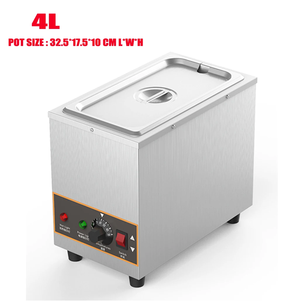 4L Tapioca Pearl Warmer Machine Boba Insulation Pot Per Milk Tea Shop Scaldavivande In Acciaio Inossidabile Pearl Cooker