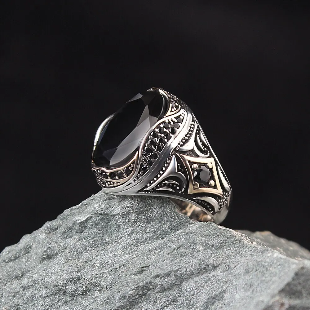 turkish-handmade-925-sterling-silver-rings-for-men-onyx-natural-stone-jewelry-fashion-gift-mens-accessories