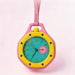 Exquisite Quartz Strap Swatch Joint Watch - Elegant Pocket Style Gift (Pink gold 1piece)