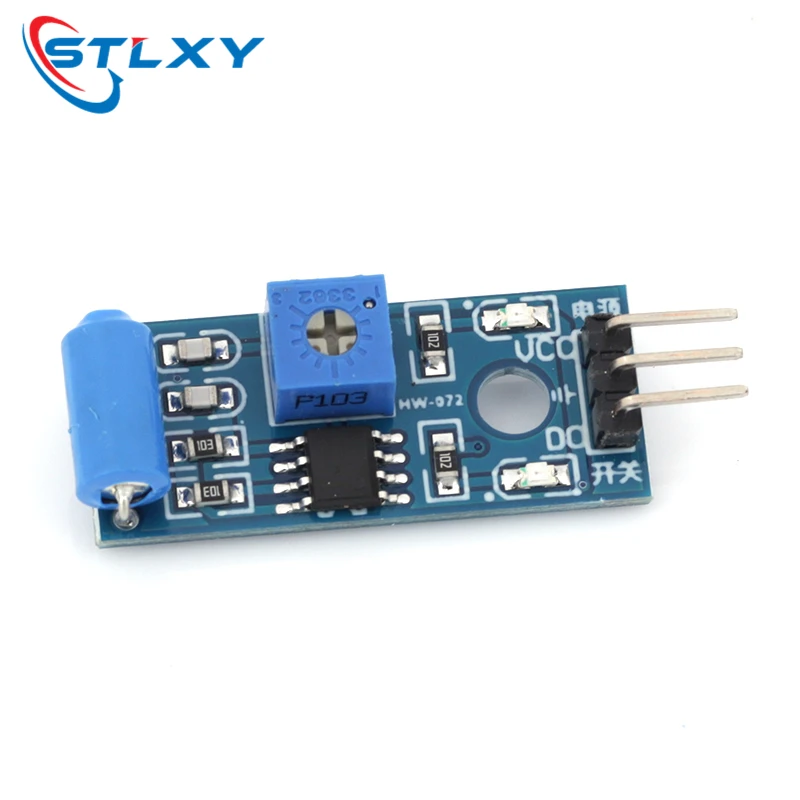 Stlxy normally closed type vibration sensor module Alarm sensor module Vibration switch SW-420 for arduino