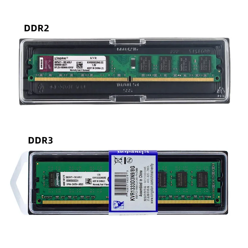 Kingston-pc Desktop Memory Model Pc2 Ddr2 2gb 800mhz 667mhz Pc3 Ddr3 4gb 8gb 1333mhz 1600mhz 1866mhz - Imagem 2