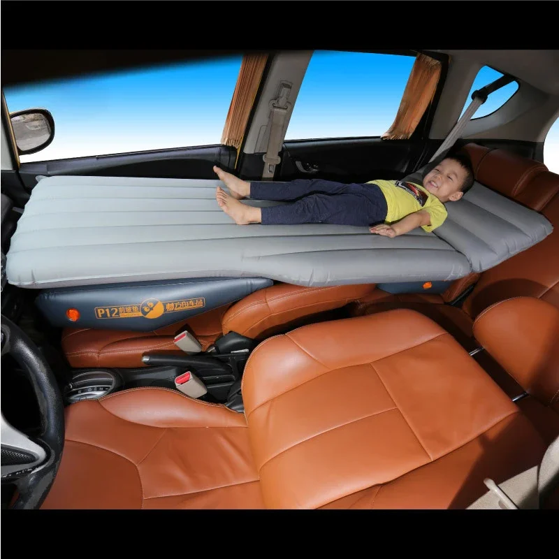 Car Travel Bed Inflatable Air Mattress Universal Car Mounted Air Cushion Bed Auto Cushion Interior Accessories -