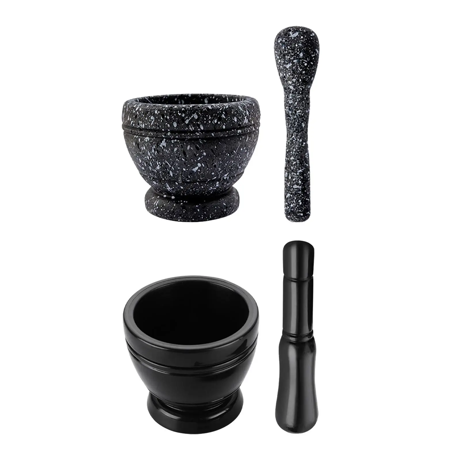 

Mortar and Pestle Multipurpose Deepened Portable Spice Grinding Bowl Garlic Press for Spice Hot Sauce Nuts Chutney Pepper