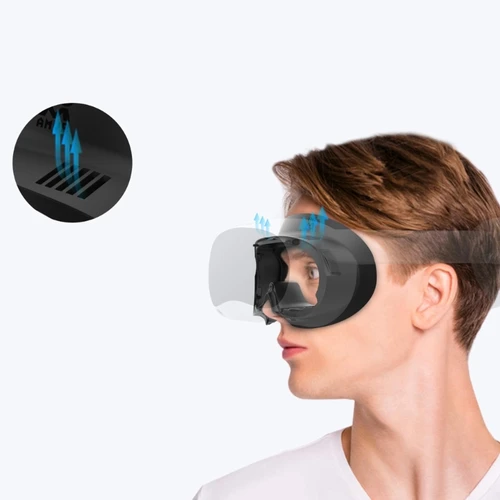 VR 페이스 인터페이스 브래킷 스폰지 페이스 패드 교체, 세척 가능한 땀 방지 가죽 VR 페이스 커버, Pico 4 VR 헤드셋용 2