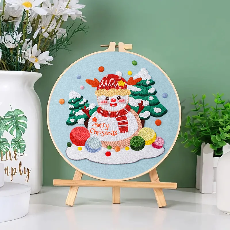 サンタクロース刺embroideryスターターキット,クロスステッチ