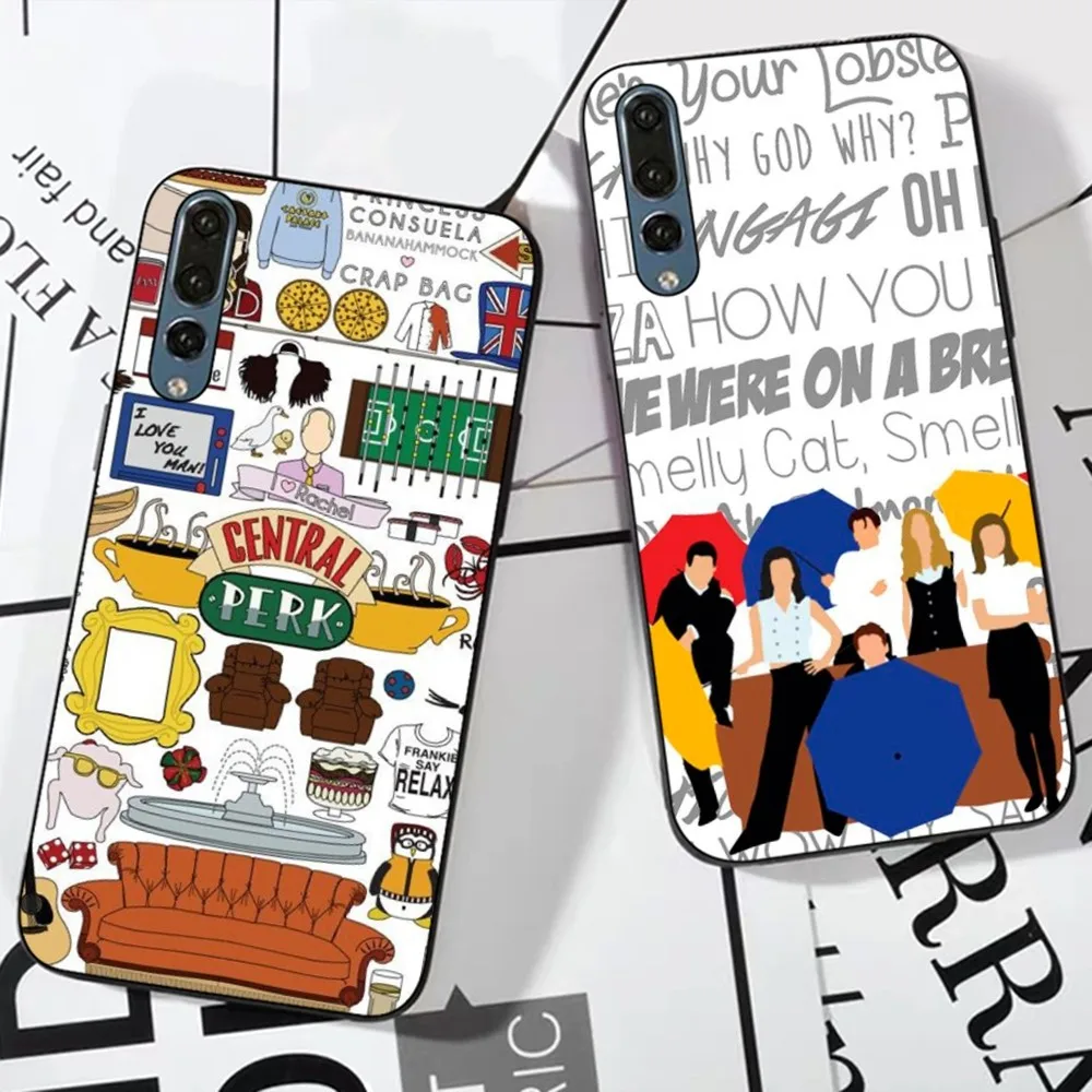 Central Perk Coffee Friends Tv Show Custodia Per Telefono Per Huawei P 8 9 10 20 30 40 50 Pro Lite Psmart Honor 10 Lite 70 Mate 20Lite