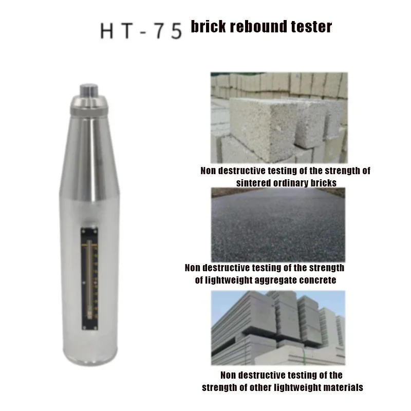 New Rebound Meter HT-225 Mortar Concrete Brick Rebound Meter HT-20 Mortar Durable And Long Lasting
