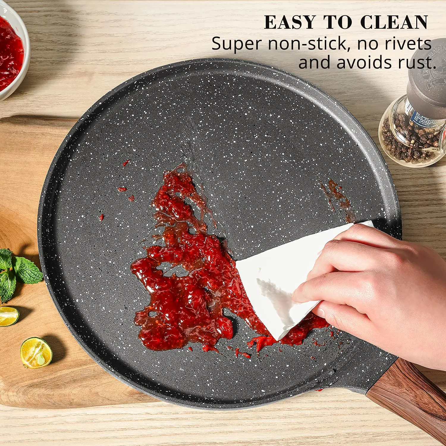 Crepe Pan, Nonstick Dosa Pan for Stovetops, Tortilla Pan for Cooktop -  AliExpress