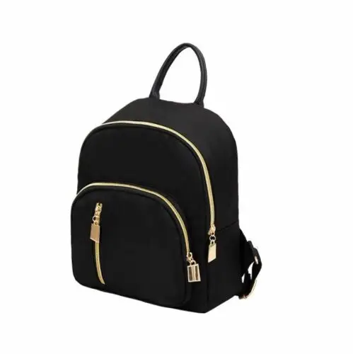 

Fashion Waterproof Mini Backpack Women Purse Nylon Shoulder Rucksack Inner Dividers Small Travel Bag