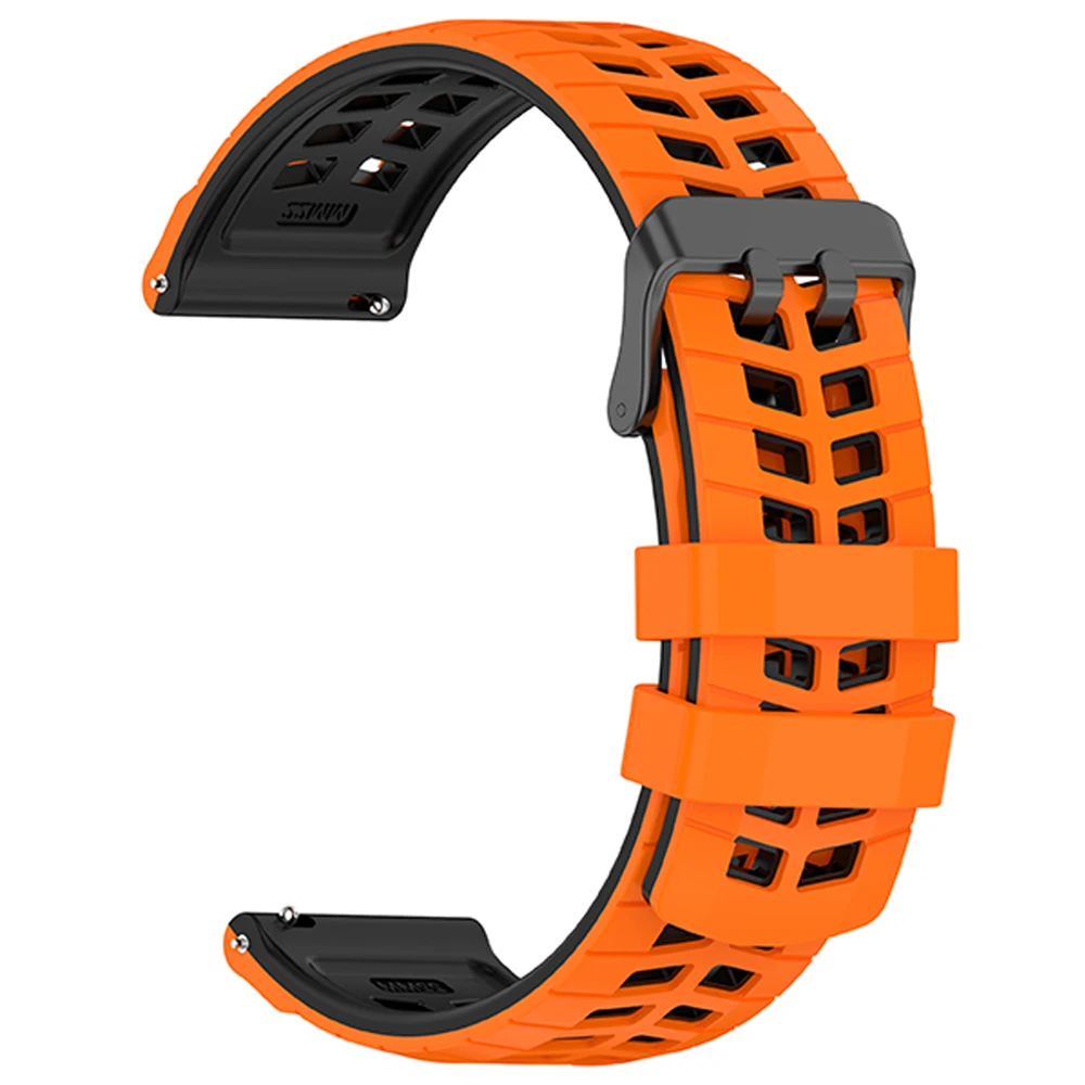 Durable 22mm Silicone Watch Strap - Multiple Smartwatch Compatibility
