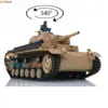 HENG LONG 1/16 Scale 7.0 Plastic German Panzer III H RTR RC Tank Model 3849 Remote Control Cars BB Shooting Smoke Unit TH17363 6