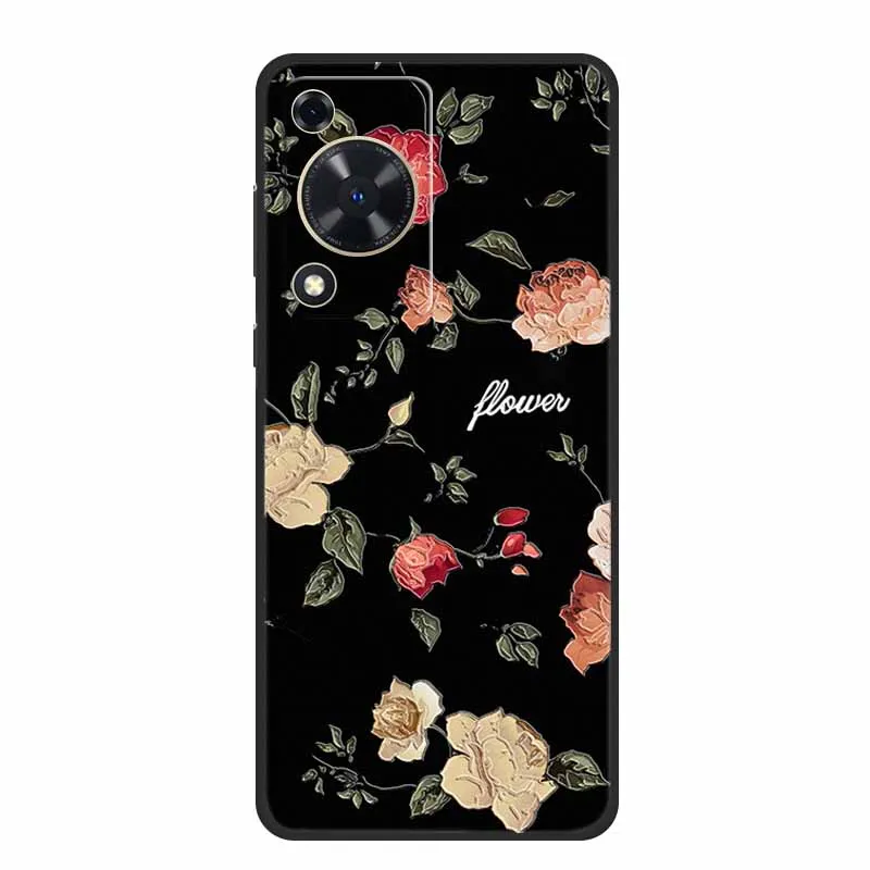 Embossed 3D Shockproof Silicone Phone Case - Soft Protective Cover