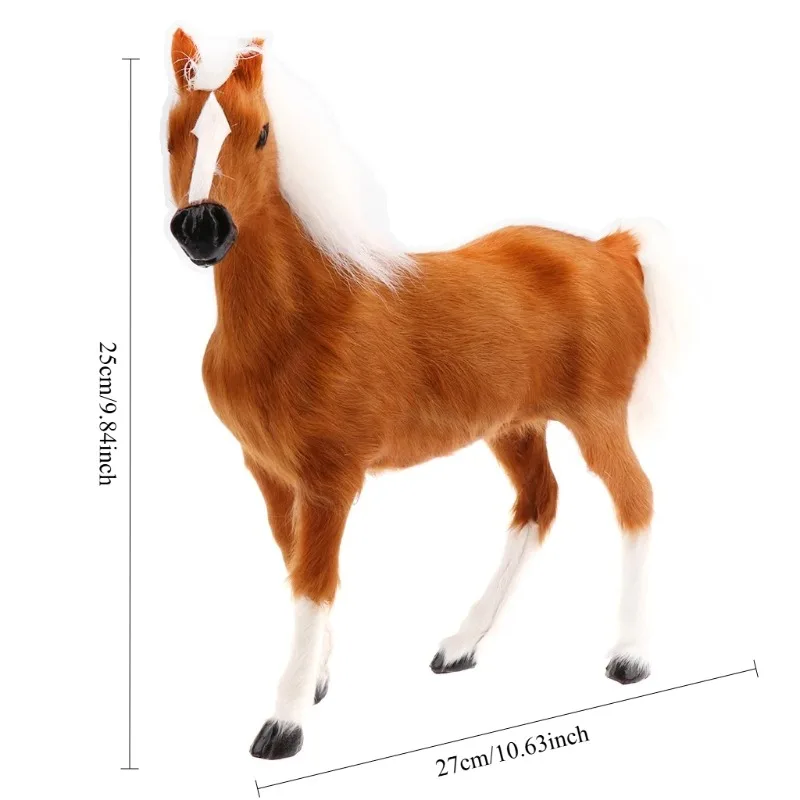Elegant Horse Figurine Ornament - Charming Home Decoration Gift