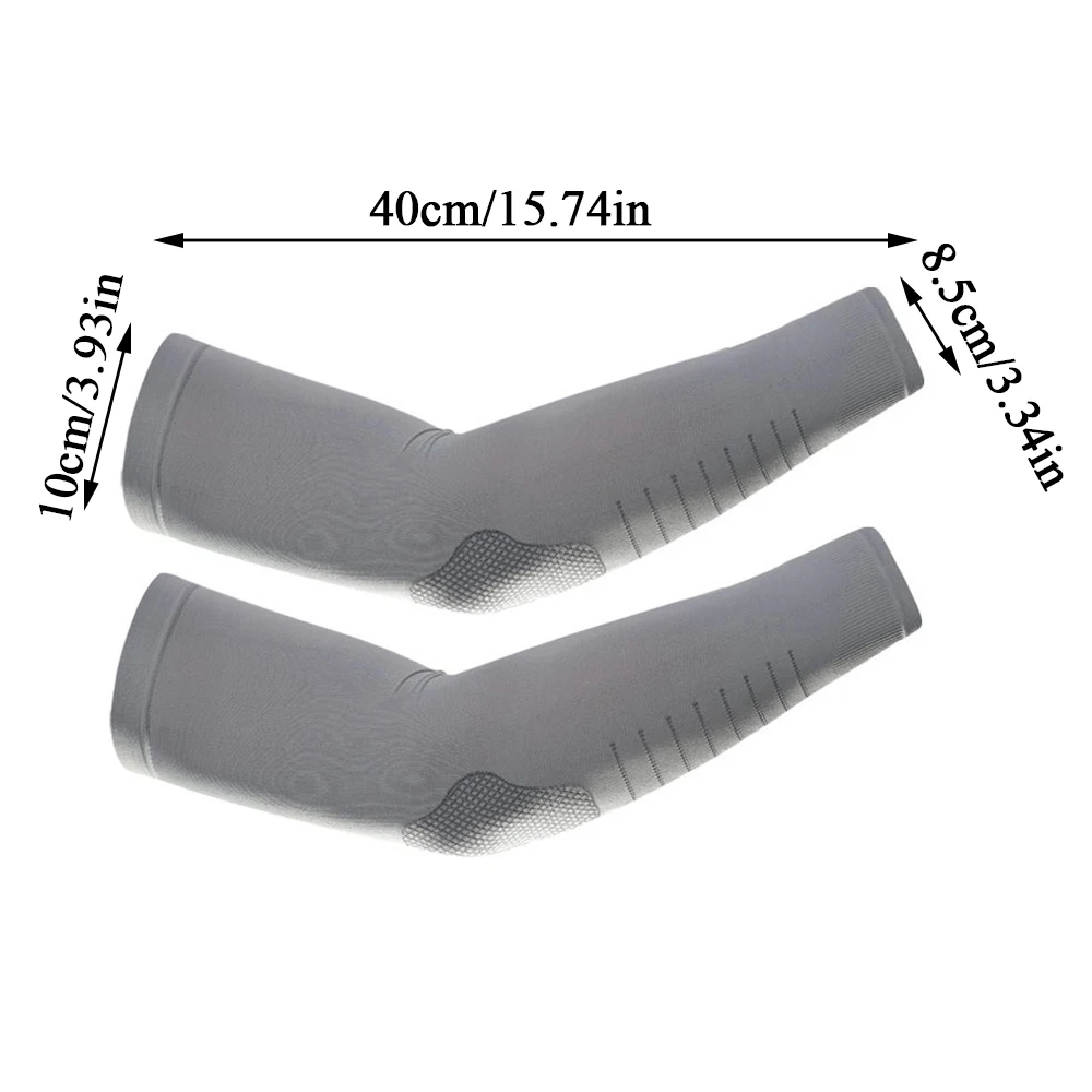Summer Cooling Arm Sleeves Covers Sports Running UV Sun Protection Outdoor Men Fishing Ice Silk Arm Cover Cycling Sleeves sun protection arm sleeves ice arm sleeves