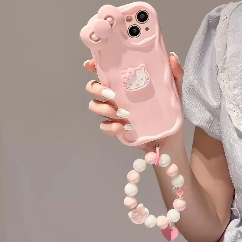 thumbnail image 1 of Funda suave 3D Sanrio Bowknot Hello Kitty para Xiaomi Redmi Note 12 12S 11 11S 10 10S 9 9S 8 Pro A1 A2 Plus 12C 10A 10C 9A 9C 9T, 1 of 5