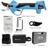 KOHAM 16.8V Cordless Electric Pruning Shears 1 IN Tree Branch Cutter Garden Pruner Orchard Electric Scissors 2.5Ah x 2 Batteries 3
