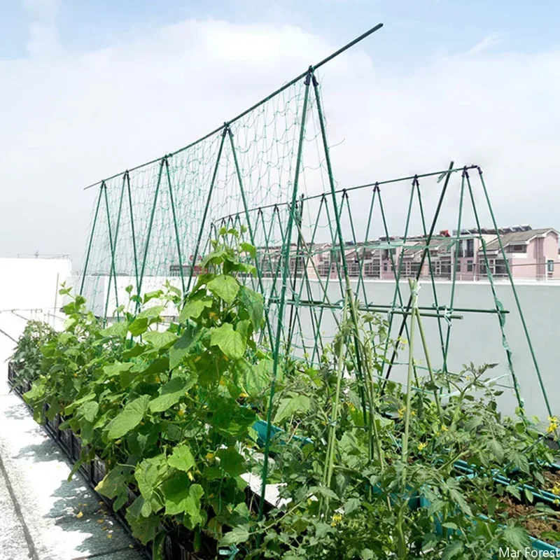 Plant Stakes Plastic Plant Supports Plant Climbing Support Climbing Plant Trellis Plant Support Racks Plant Support Stick Plant Stakes Garden Flower Climbing Vine Rack Pillar Plastic Coated Steel Pipe Plant Trellis Supporting Frame Vegetables Growing
