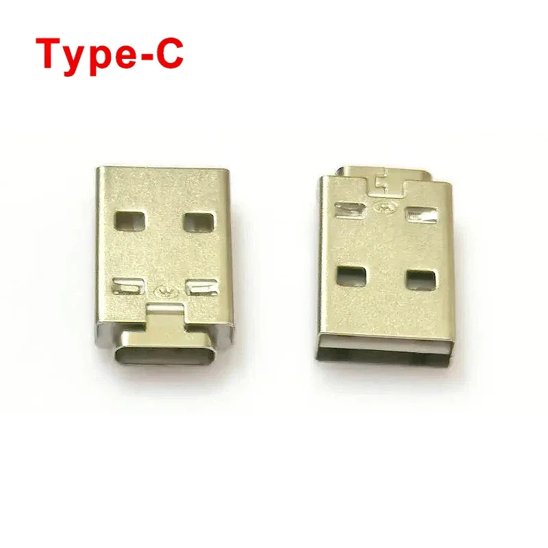 3/5/10 Stück Typ-C-Buchse auf doppelseitigen USB-A-Stecker 2.0 Ladeadapter mit integrierter Leiterplatte