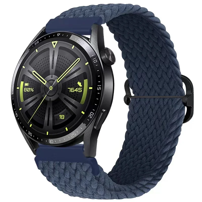 Adjustable Woven Nylon Watch Strap, 20mm/22mm - Universal Fit