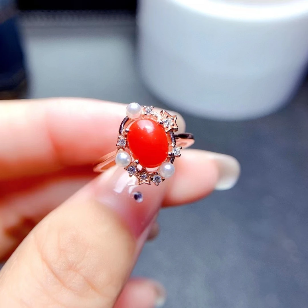 Buy Red Coral Ring, 925 Sterling Silver Rings, 10x14 Mm Oval Red Coral Ring,  Women Rings, Red Coral Gemstone Ring, Coral Ring, Red Stone Ring Online in  India - Etsy