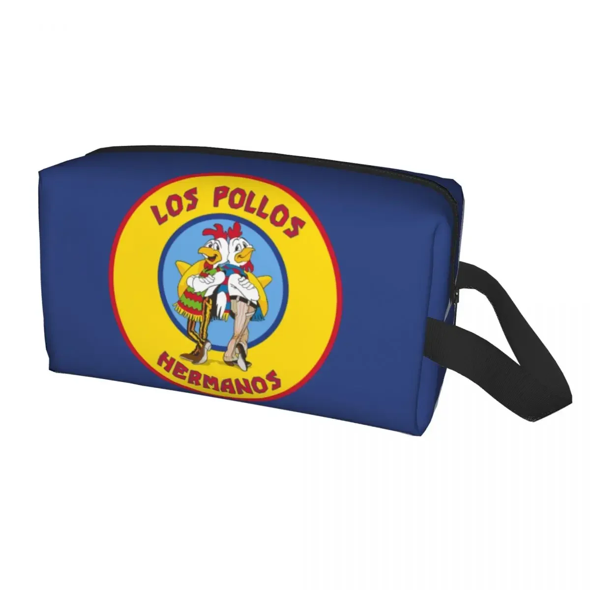 

Fashion Breaking Bad Los Pollos Hermanos Travel Toiletry Bag The Chicken Brothers Makeup Cosmetic Bag Beauty Storage Dopp Kit