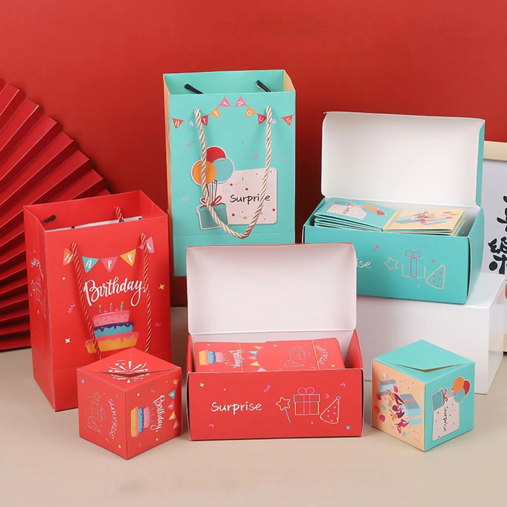 Surprise Bouncing Box Set New Year Party Red Envelope