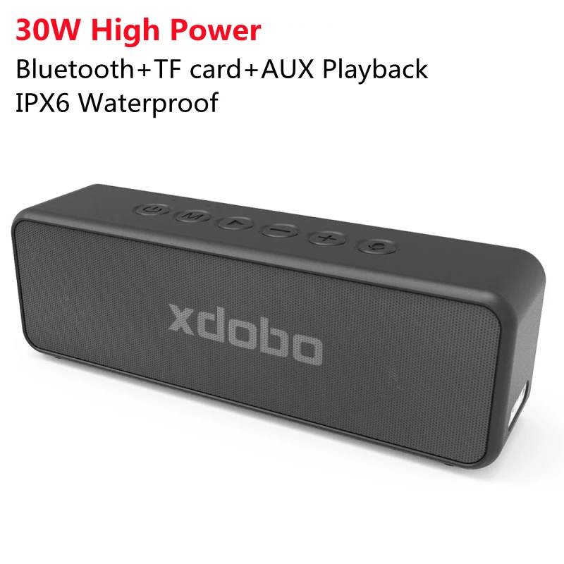 

XDOBO X5 Hifi TWS DSP 30W Portable Wireless Bluetooth Speaker Mega Bass Loud Stereo Subwoofer Outdoor Waterproof TF/AUX Type C