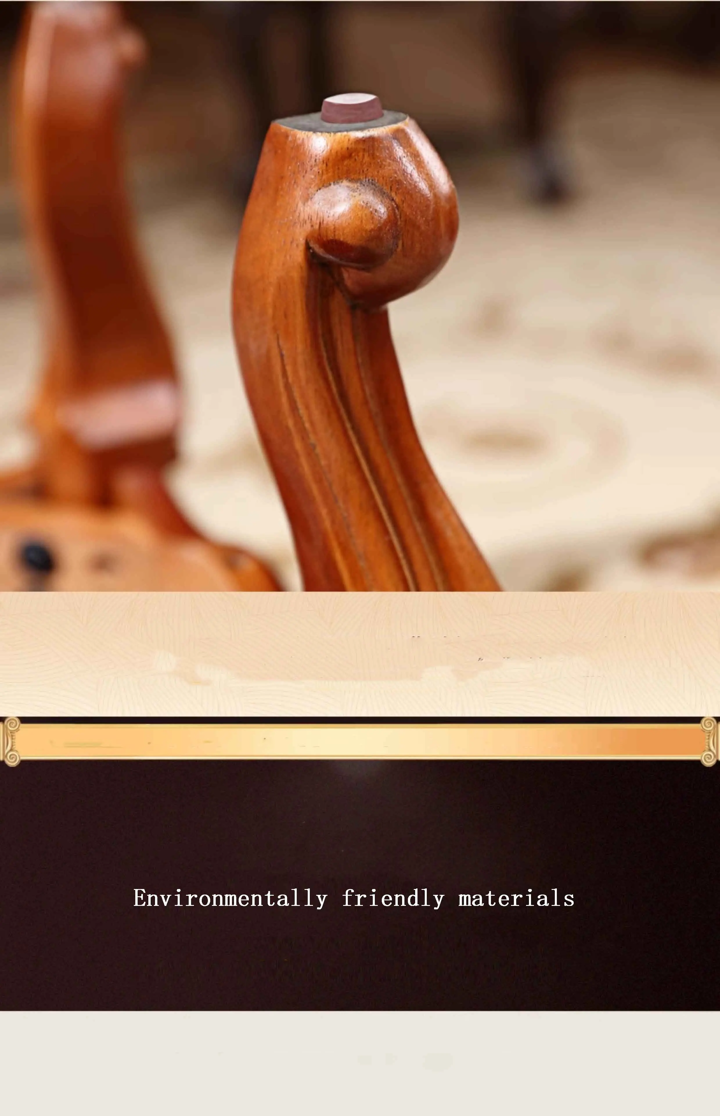 Nordic, Sofahocker aus Leder, langer Stuhl aus massivem Holz, Schuhwechselhocker, Fußhocker, Bank für Freizeitsitze, Nachttischhocker, individuell – Detail 15