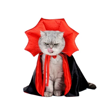 Pet Halloween Cape Cosplay Comfortable Exquisite Decoration for Dog And Cat Halloween Costume Festival Dress Up 2