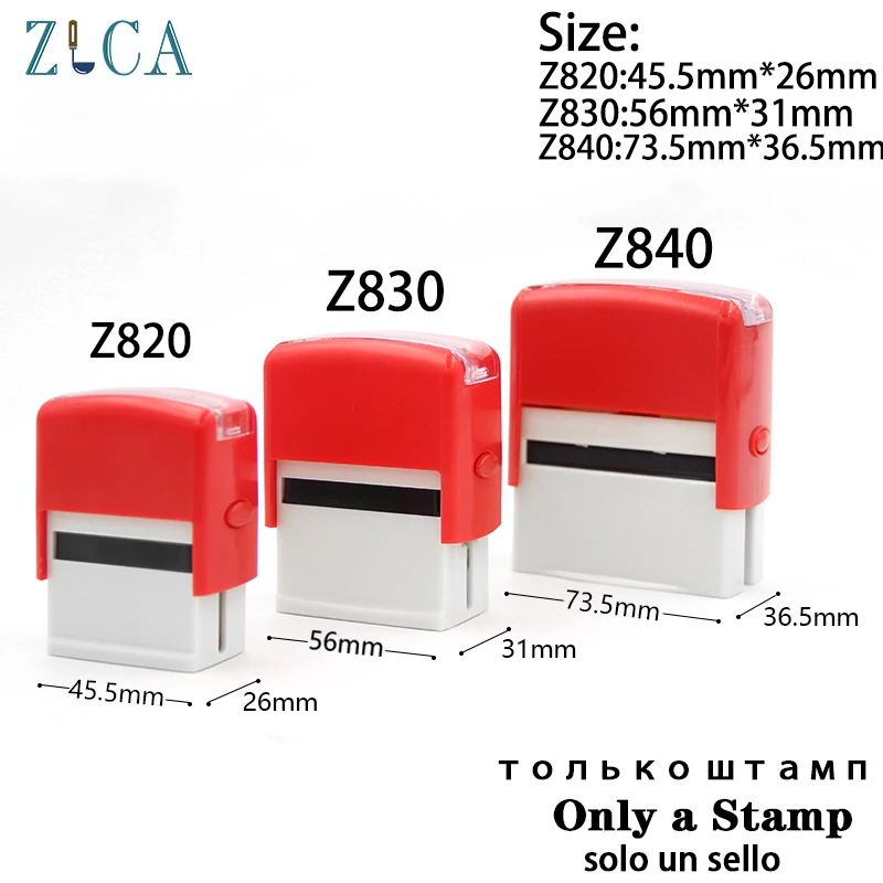 Self Inking Stamps Self Ink Stamps 3Size Blank Seal DIY Self-Inking Personalised Business Name Number Address Printing DIY Typeface Combination Mini Stamp