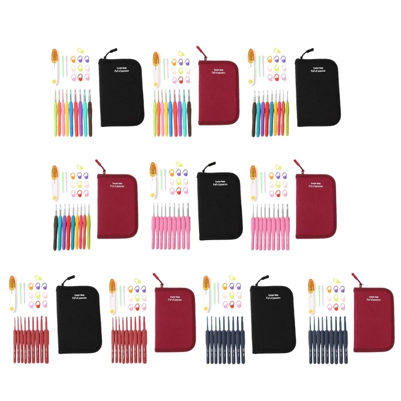 

Crochet Kits for Beginners Adults Include Ergonomic Crochet Hooks Big Eye Needle Crochet Starter Kits DIY Knitting Craft