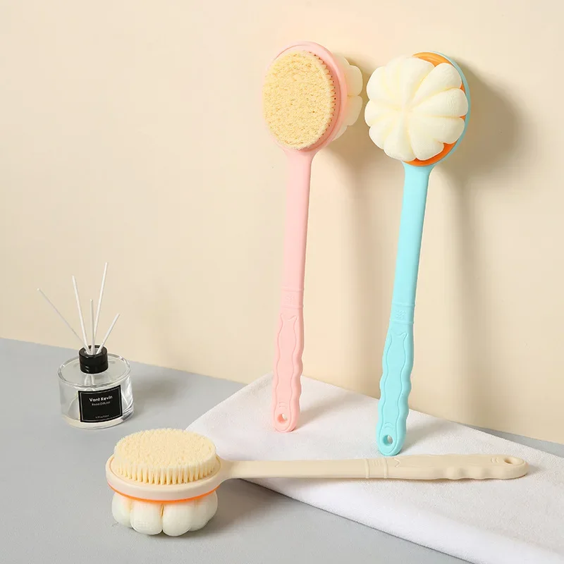 

Мягкая щетка для ванны с длинной ручкой, скраб для спины, удлиненное банное полотенце, банный шар не просит людей втирать артефакт для ванны с обратной золью