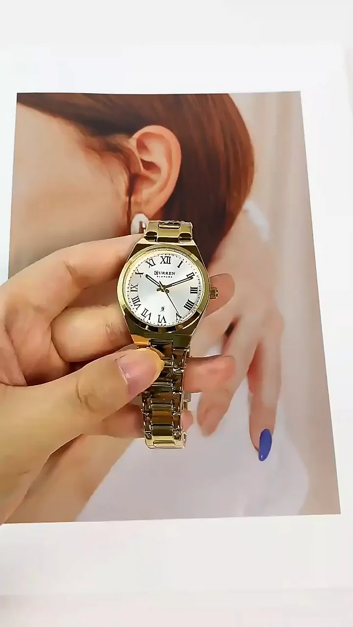 CURREN 9095 Latest Model Creative Steel Women’s Fashion Watch