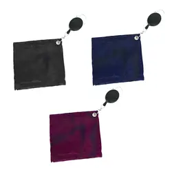 Golf Ball Cleaning Towel Wipe Waterproof Fabric Golf Accessories Golf Ball Wiping Cloth